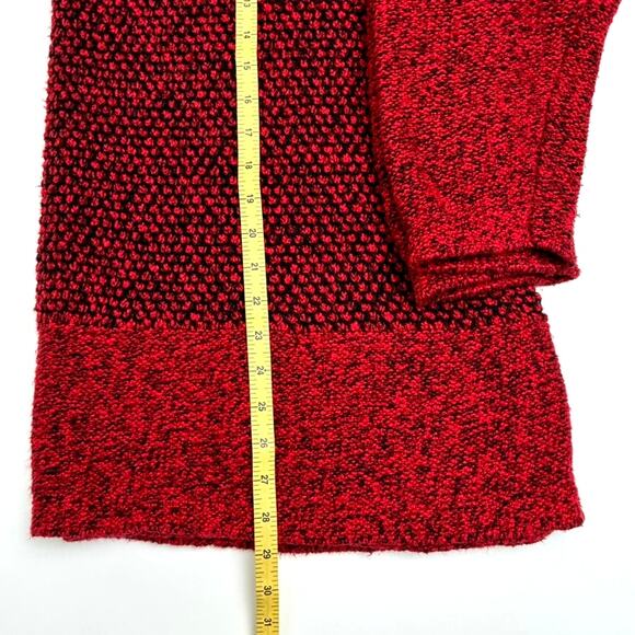 J. Jill Red and Black Marled Cowl Neck Sweater - Plus Size 3X - Holiday - Picture 8 of 8